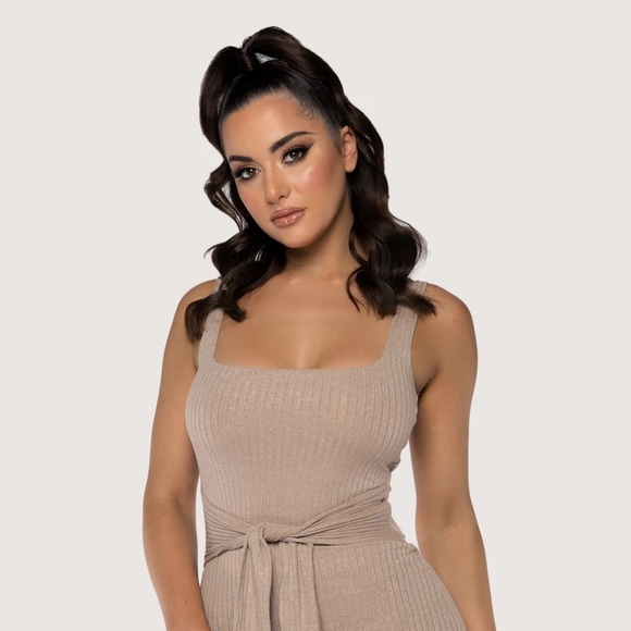 NWT MESHKI DRESS (Nude) - Picture 6 of 6